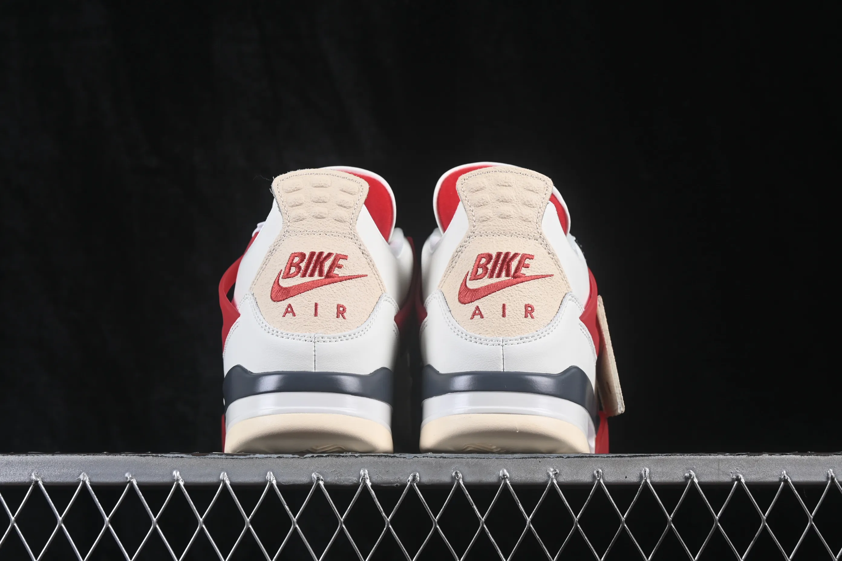 All Categories Air Jordan Jordan Series Basketball Shoes Air Jordan 4 Nigel Sylvester x Air Jordan 4 Retro "Brick After Brick" AJ4 Joe 4 White Red Urine Stains 2.0 IQ8055-100